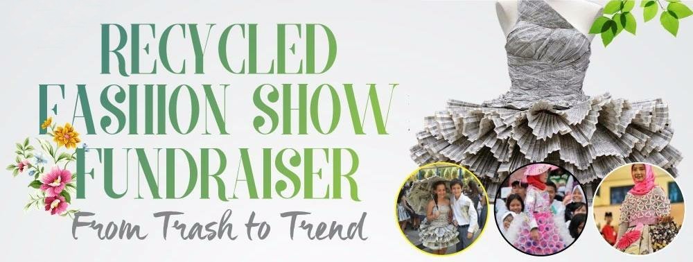 Poster lomba - Recycled Fashion Show Fundraiser header