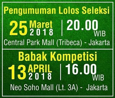 Poster lomba -Vegan Speech Challange pengumuman lolos